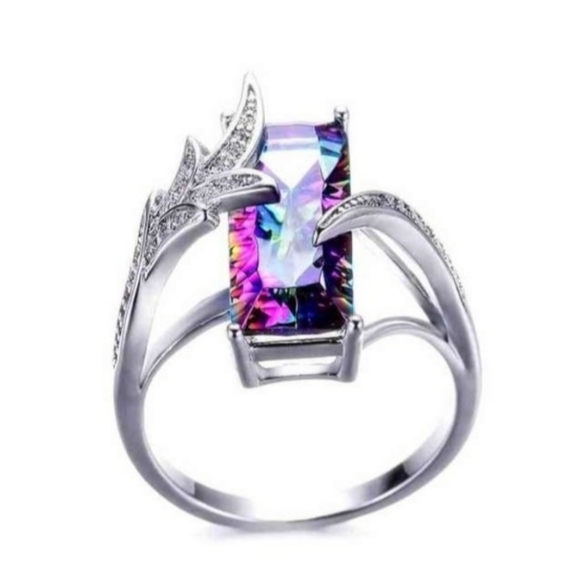 Jewelry - Rainbow Mystic Fire Topaz Ring